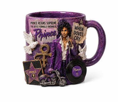 Handmade Prince Tribute Mugs