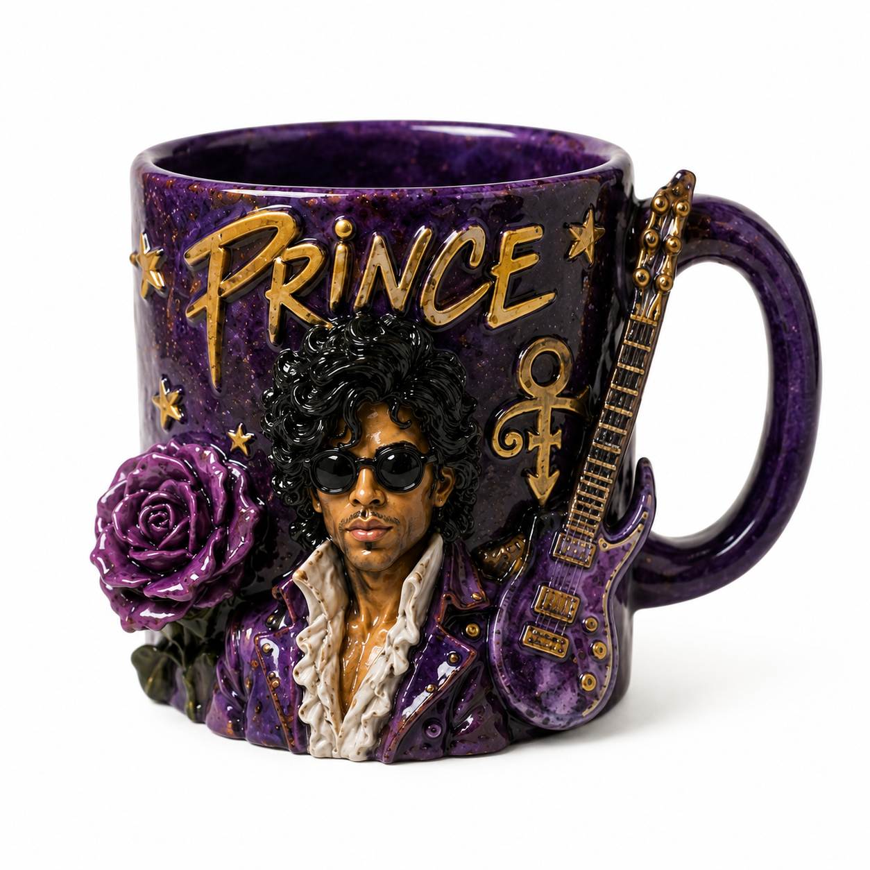 Handmade Prince Tribute Mugs